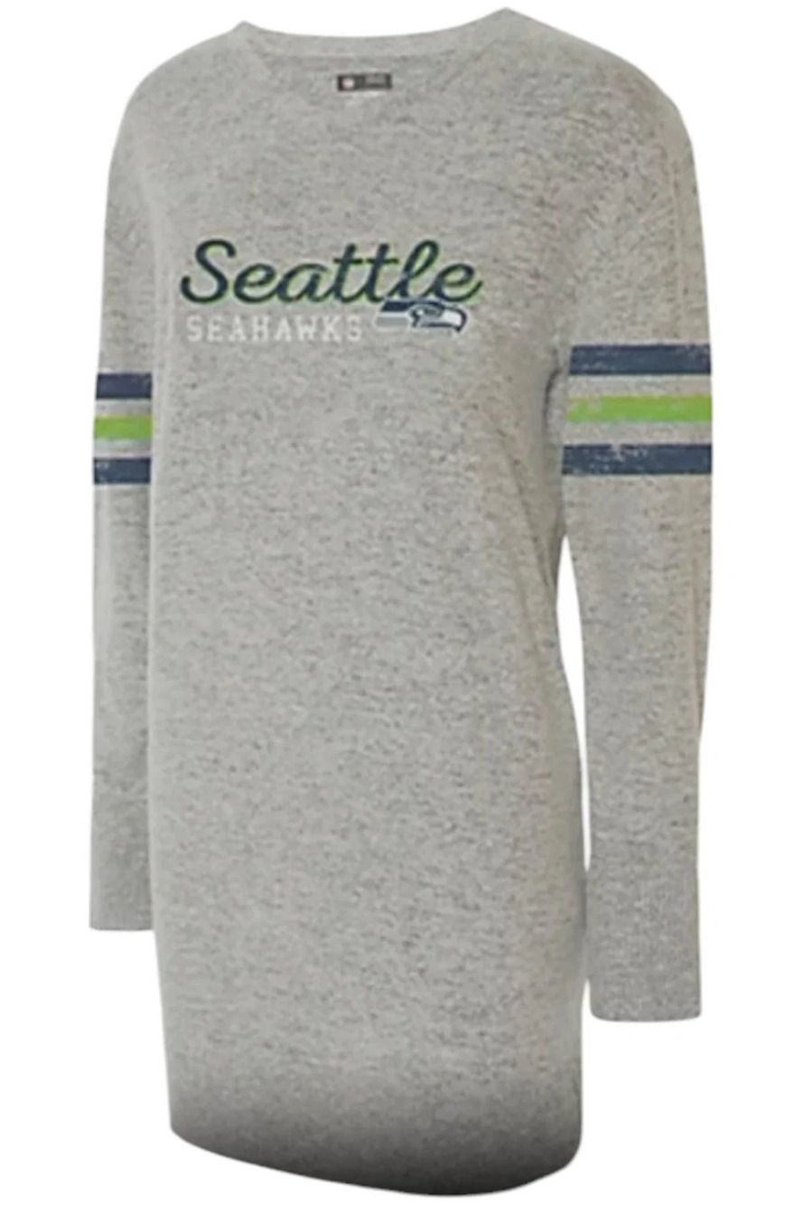NFL Women's Sweater Knit Long Sleeve Tunic SeaHawks - Regular